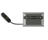 L-window/9/К5х150/830/04/A1-B1/230AC IP65 RAL9006 Муар - светодиодная лампа Ledel